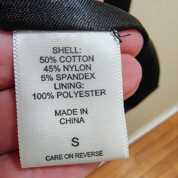 New York & Company Black Belted Trench Coat | Size Small - Picture 6 of 9